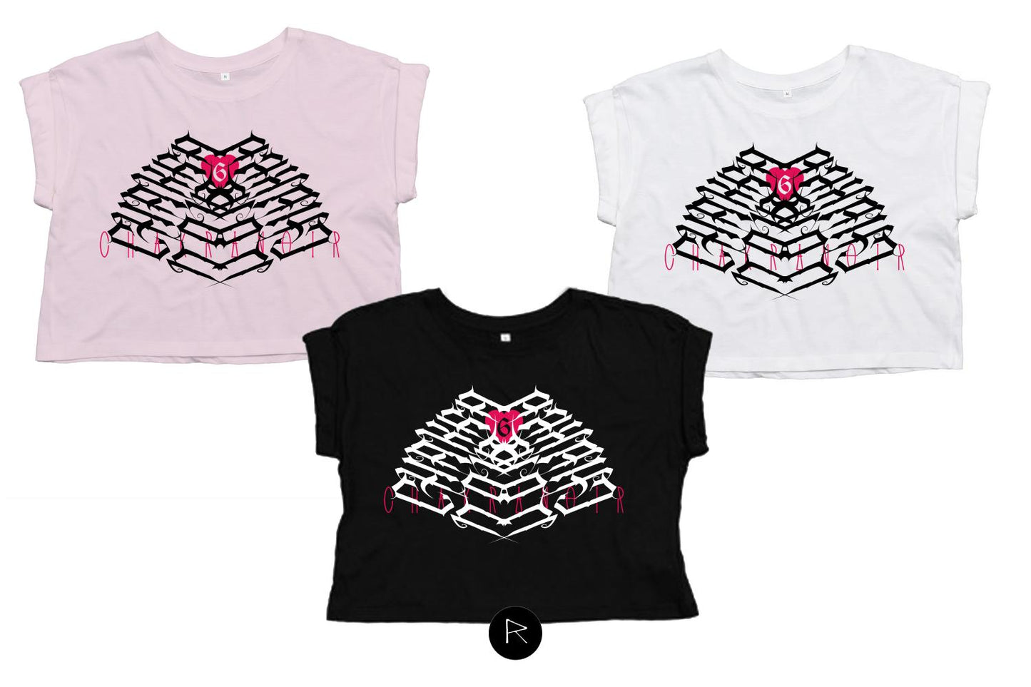 CHAKRA NOIR - CROP TOP AMOUR EN CAGE