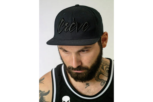 CREVE - CASQUETTE SNAPBACK 3D NOIRE