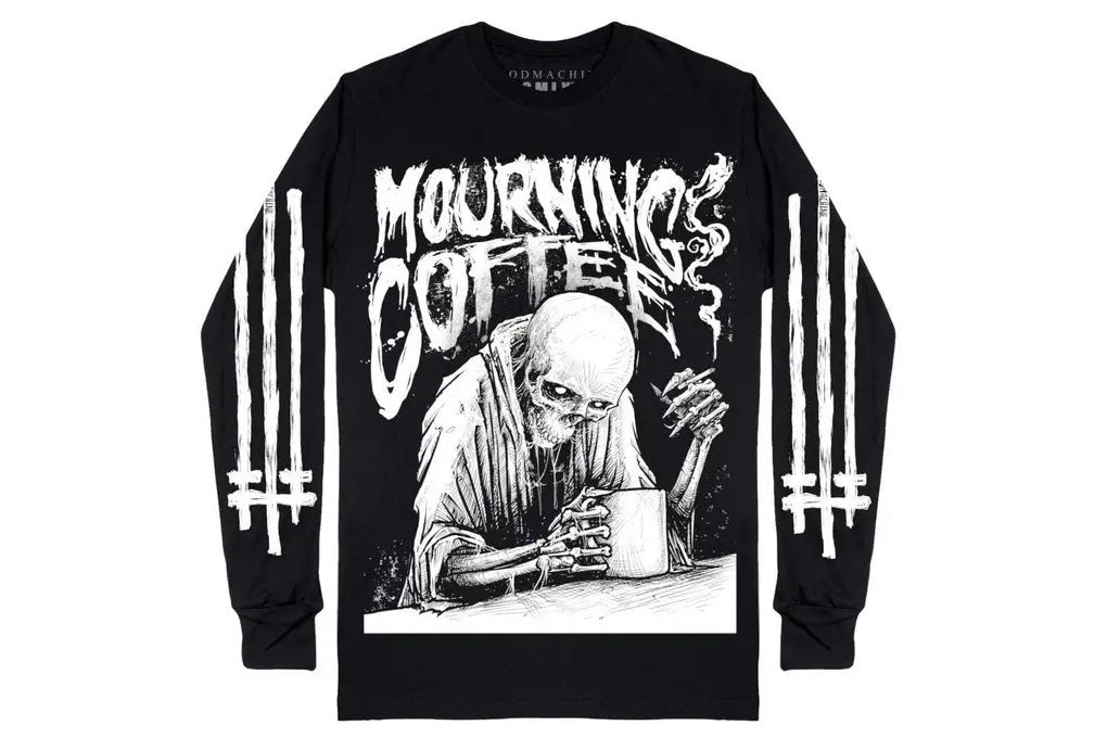 GOD MACHINE - TSHIRT MANCHES LONGUES MOURNING COFFEE