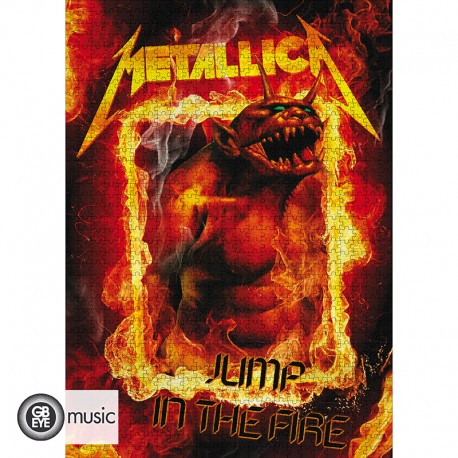 METALLICA - PUZZLE FIRE DEMON 1000 PIECES