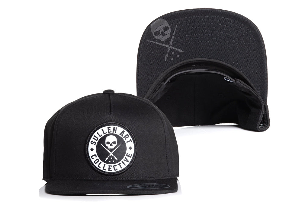 SULLEN - CASQUETTE SNAPBACK BOH FLAT BLANC NOIR