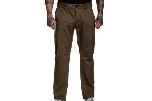 SULLEN - PANTALON CHINO 925 MARRON