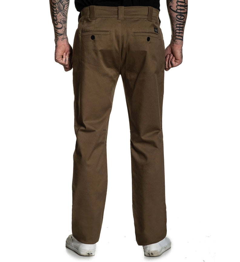 SULLEN - PANTALON CHINO 925 MARRON