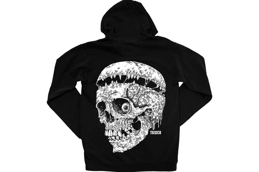 TOXICO - SWEAT A CAPUCHE ZIPPE WASTELAND SKULL