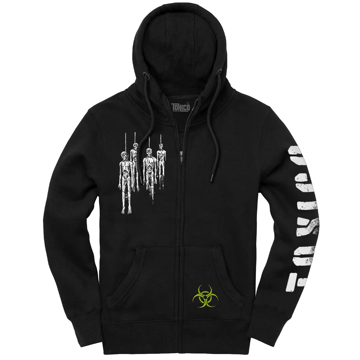 TOXICO - SWEAT A CAPUCHE ZIPPE WASTELAND SKULL