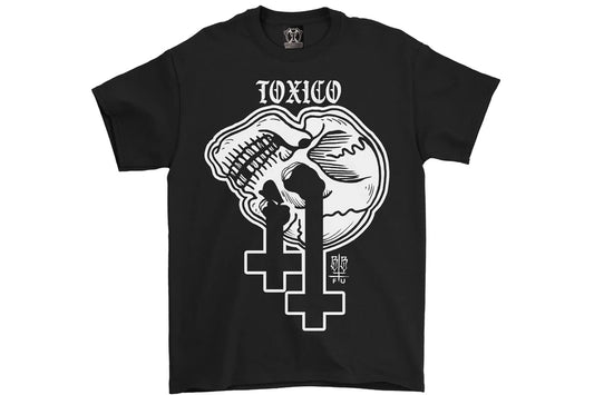 TOXICO - TSHIRT SKULL CROSS NOIR