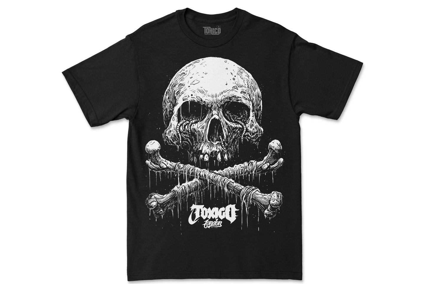 TOXICO - TSHIRT WORMS NOIR